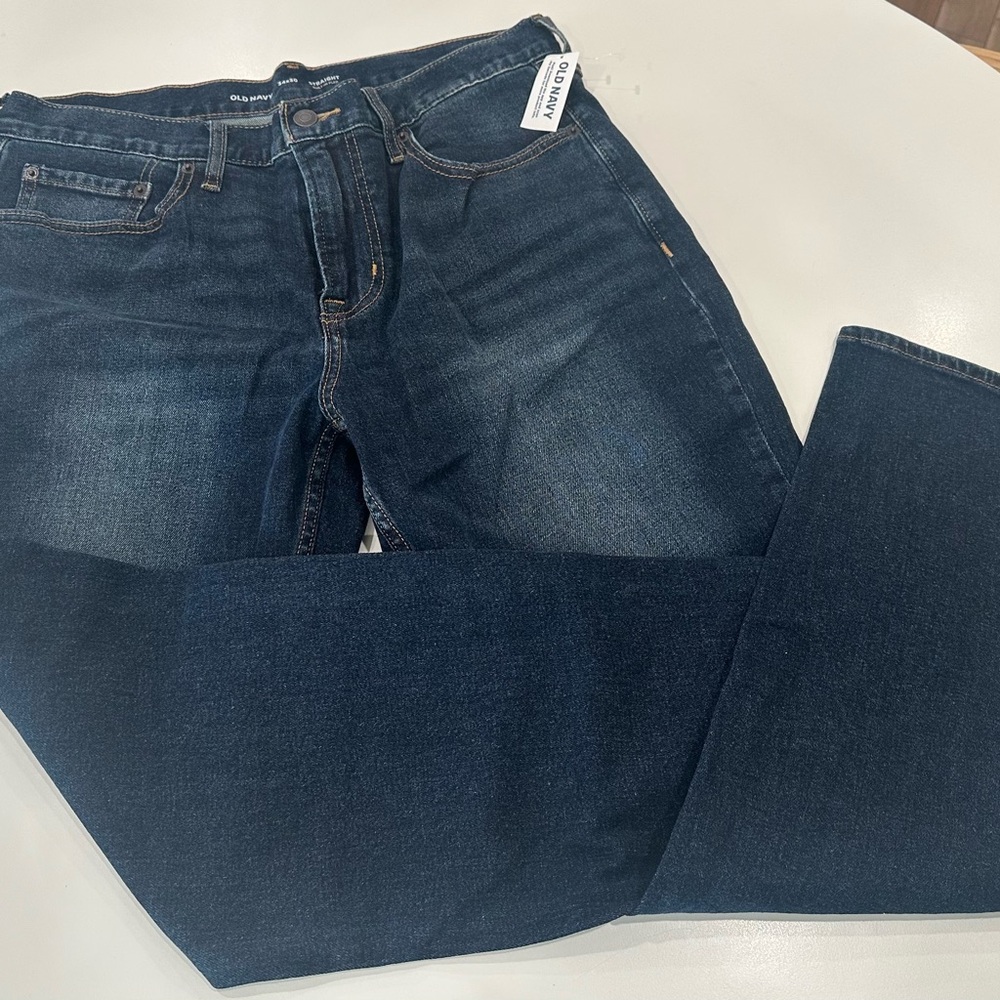 Old Navy Dark Blue Straight Jeans